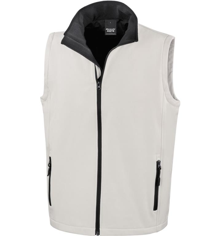 Herren Printable Softshell Gilet R232M