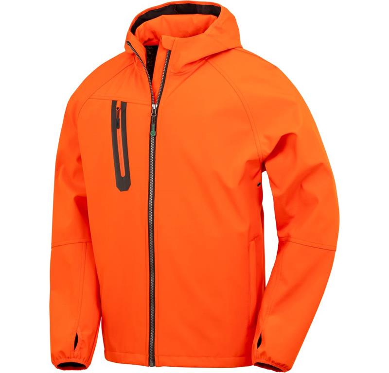 Unisex 3-Lagen Kapuzen Softshell Jacke R