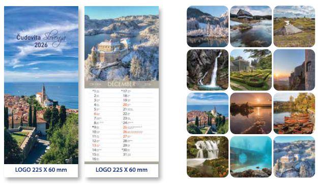 Koledar ČUDOVITA SLOVENIJA K0004