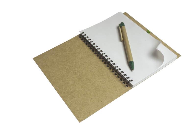 Bio zvezek s kemičnim svinčnikom 09456