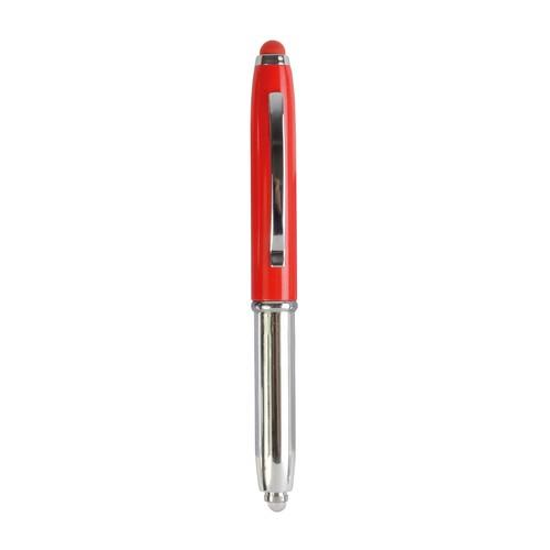 Mini silver plastic pen 17812