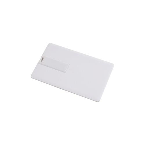 Plastic card-shaped 4 gb pen drive. uplo
