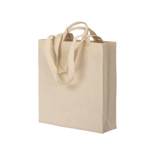 Cotton shopper with double handles 24150