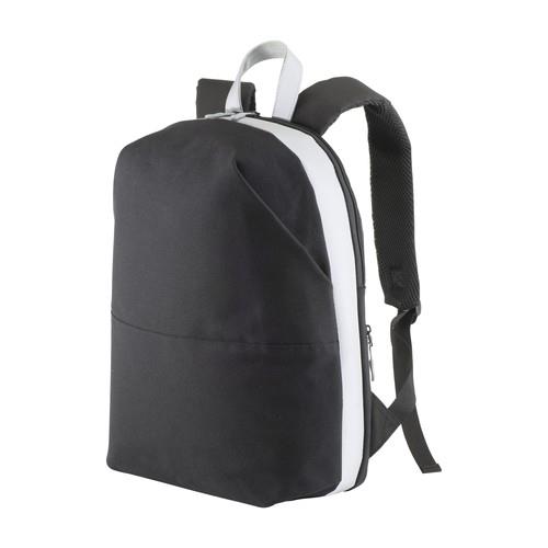 Canvas laptop backpack with high visibil