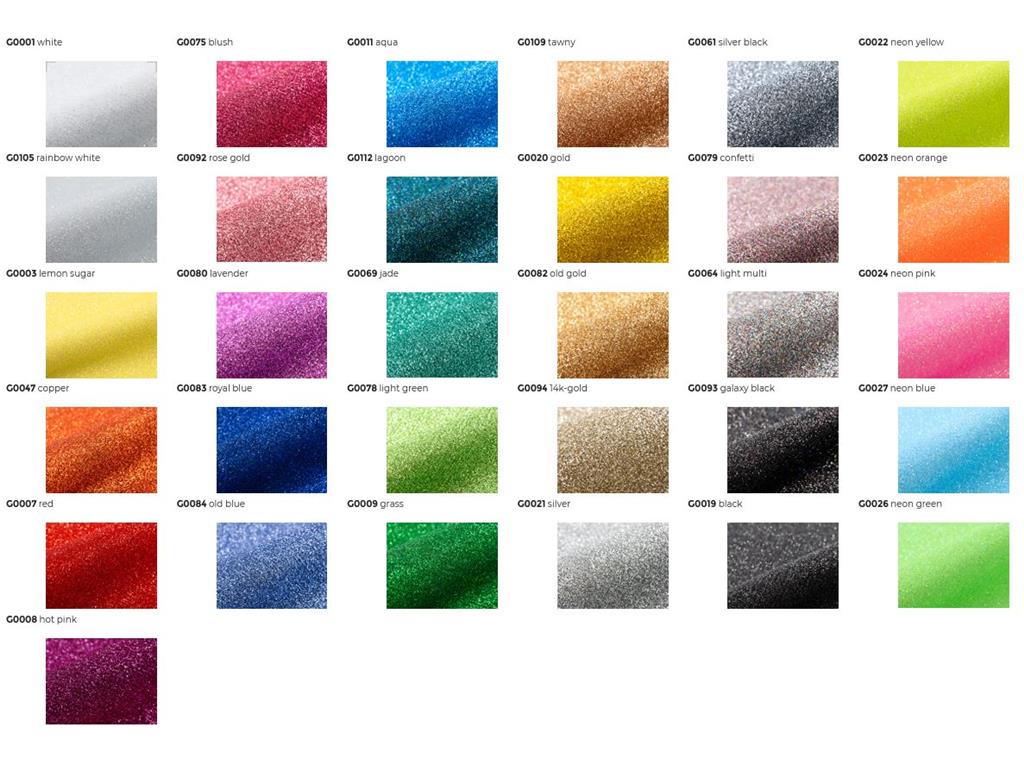 SISER FLEX folija za tekstil GLITTER