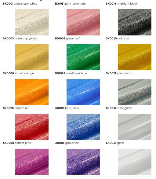 SISER FLEX folija za tekstil SPARKLE