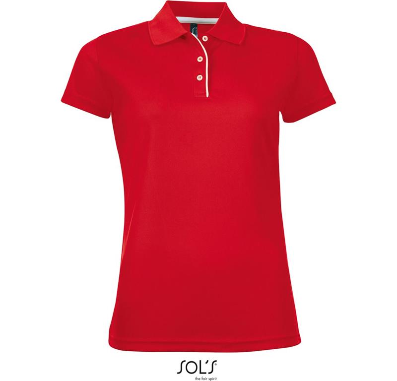 Damen Piqué Polo PERFORMER, 01179