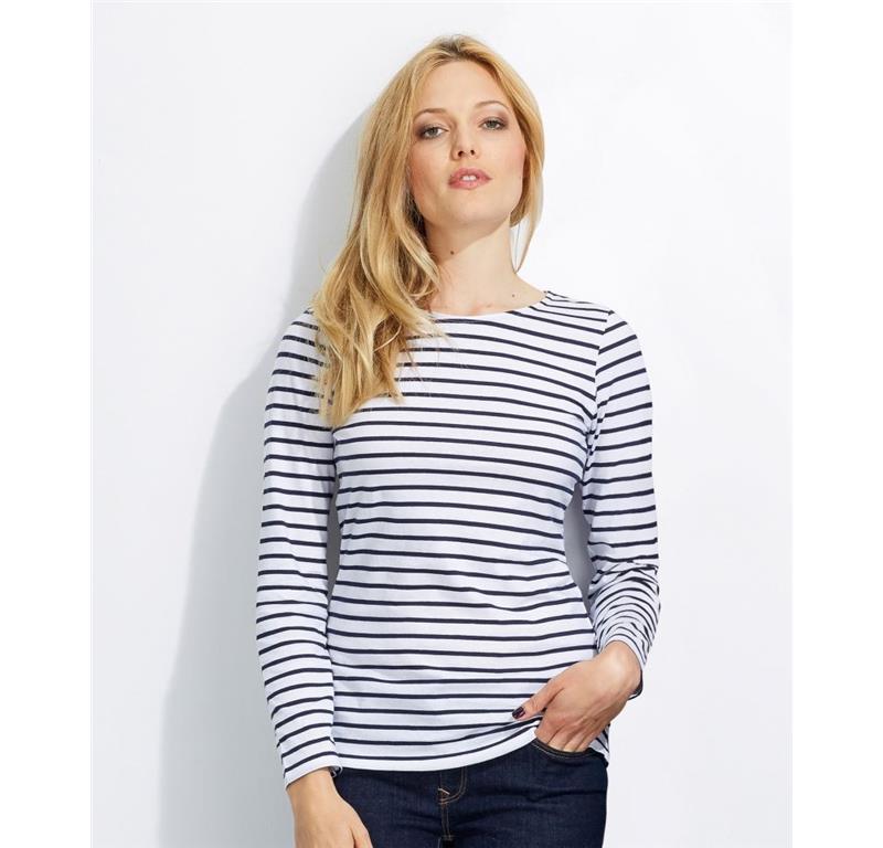 Ladies' T-Shirt longsleeve MARINE