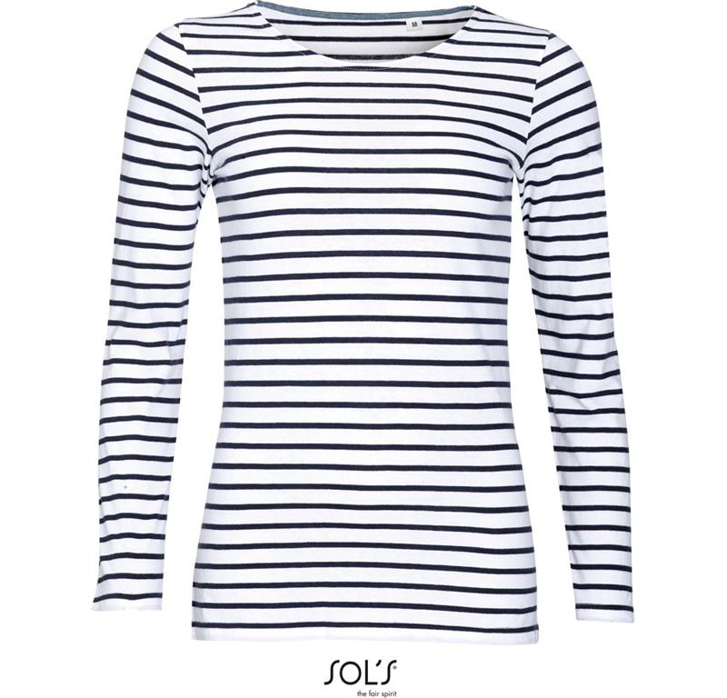 Ženska mornarska majica MARINE