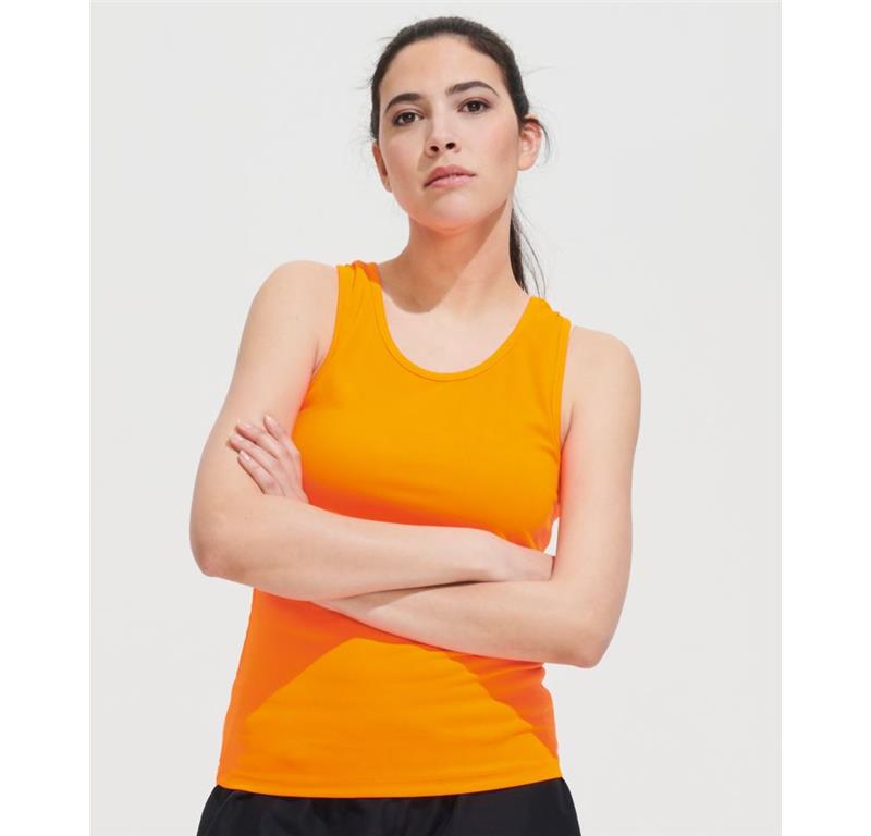 Damen Sport Shirt ärmellos Sporty TT Wom
