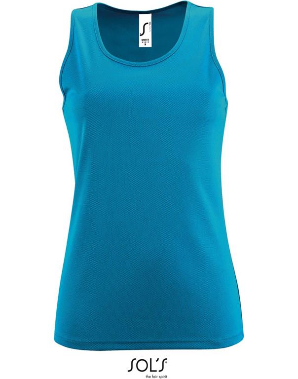 Damen Sport Shirt ärmellos Sporty TT Wom