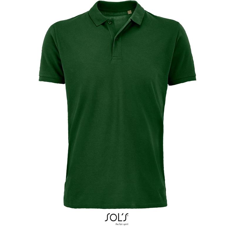 Herren Bio Piqué Polo Planet