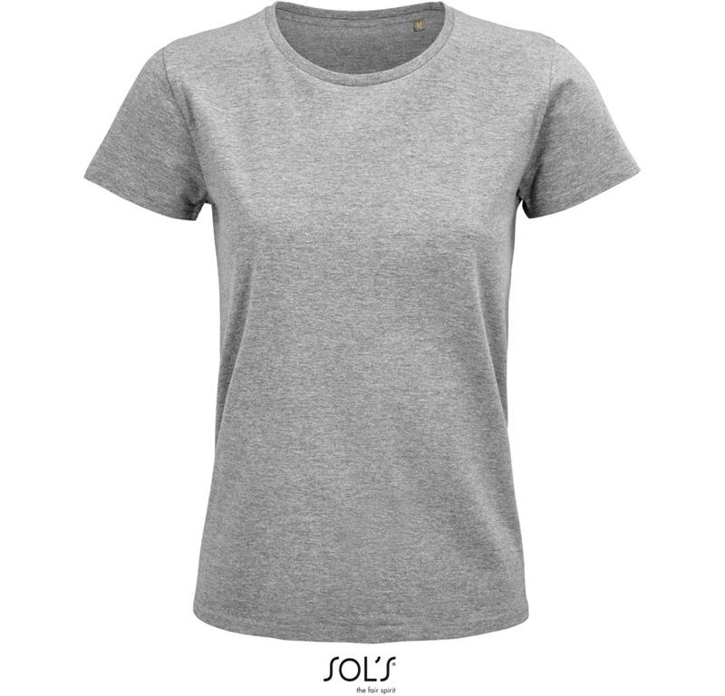 Schweres Damen Bio T-Shirt Pioneer