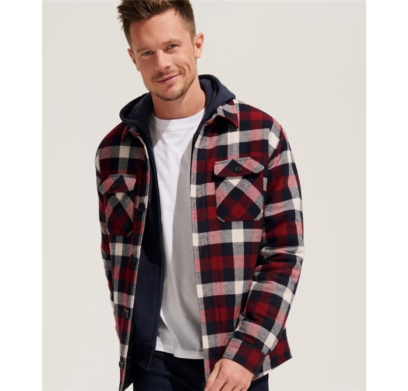 Lined Checkered Overshirt Noah