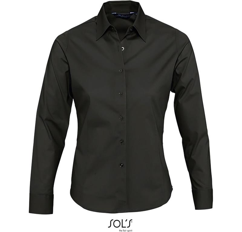 Stretch Blouse longsleeve EDEN 7015
