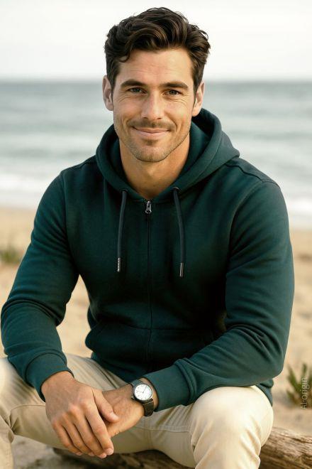 Herren Kapuzen Sweatjacke "Classic" 4500