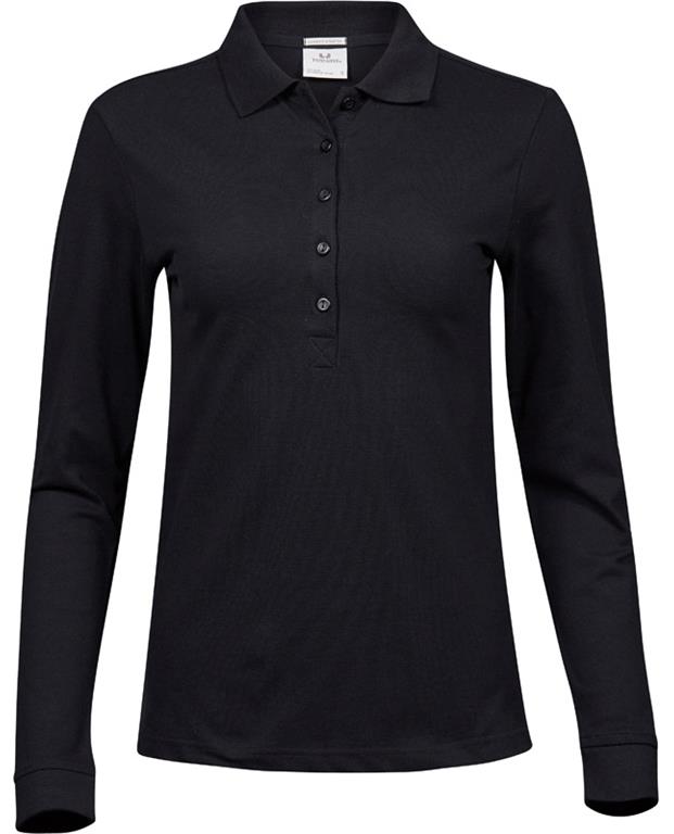 Ladies' Luxury Piqué Stretch Polo long-s