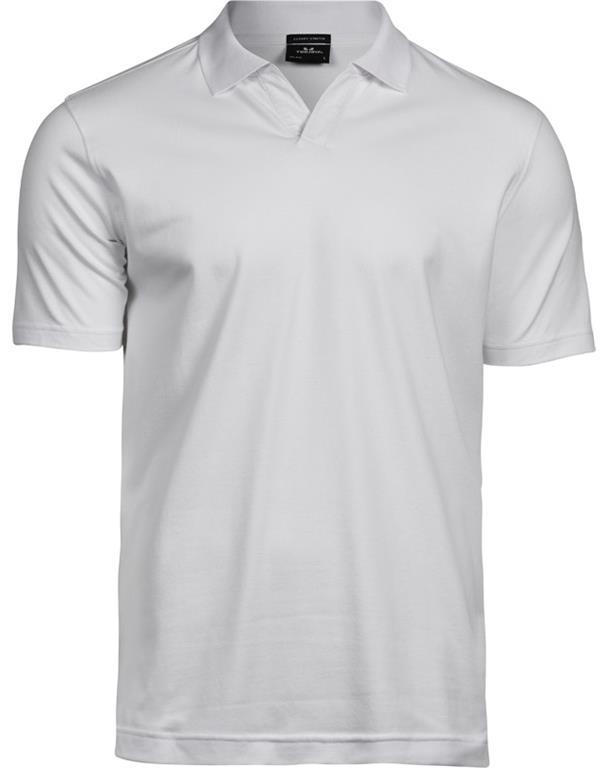 Schweres Herren Luxus V-Neck Stretch Piq