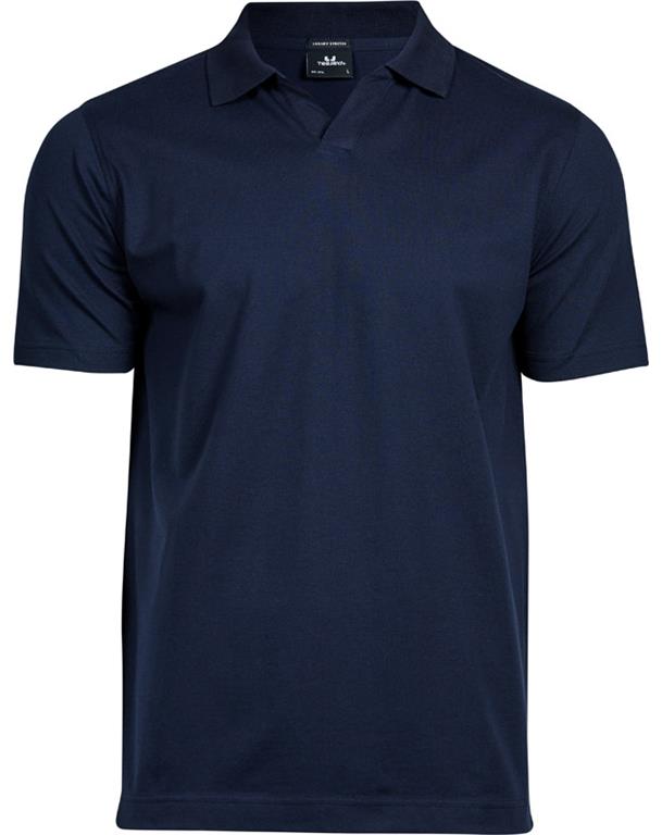Heavy Men's Luxury V-Neck Stretch Piqué