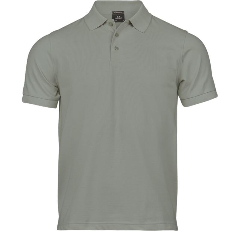 Schweres Herren Luxus Stretch Piqué Polo