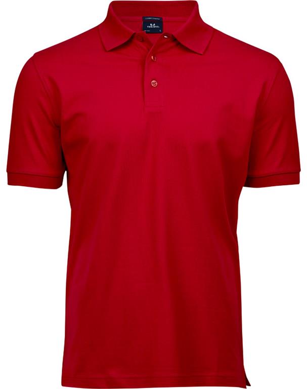 Heavyweight men's luxury stretch piqué p