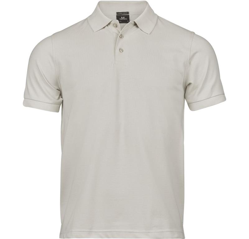 Heavyweight men's luxury stretch piqué p