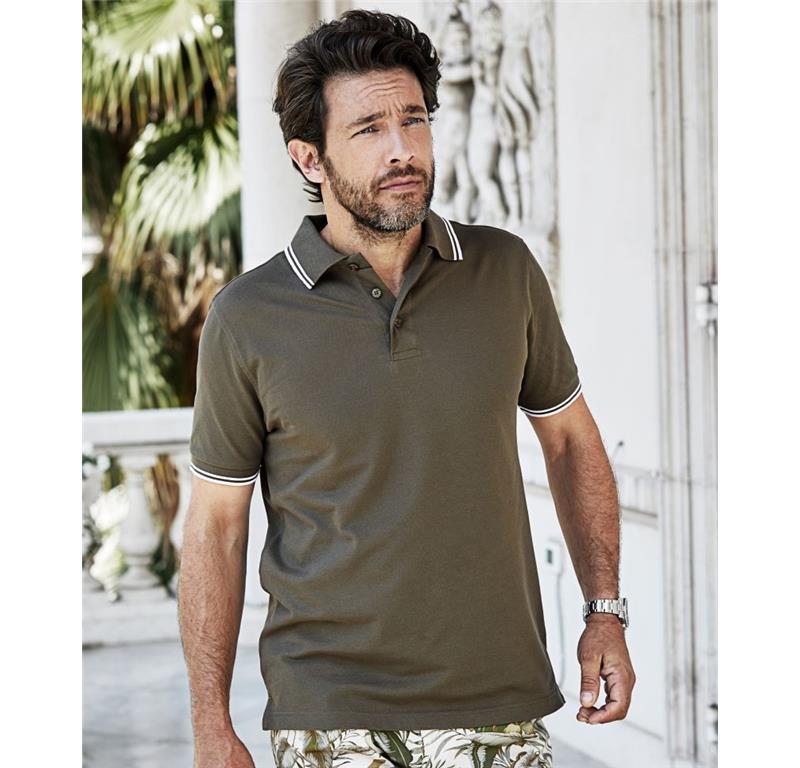 Moška elastična polo majica TJ1407