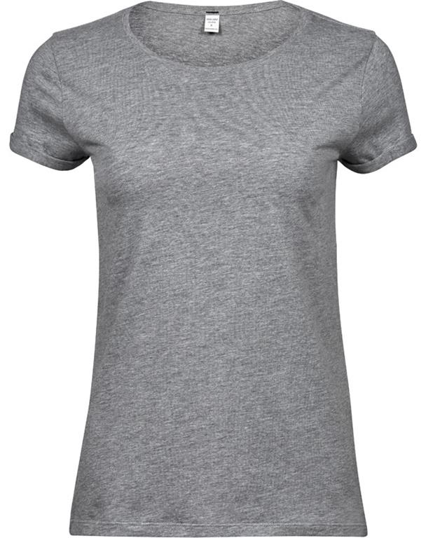 Ladies' T-Shirt with Roll-Up Sleeves 506