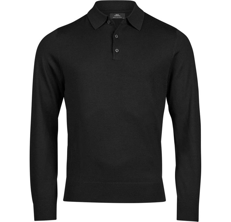 Moški pleten polo pulover 6002