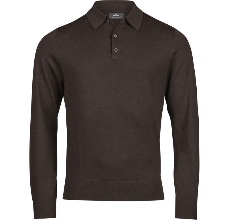Moški pleten polo pulover 6002
