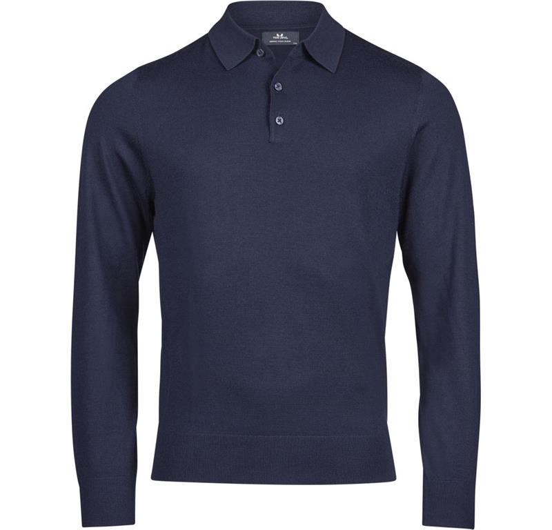 Moški pleten polo pulover 6002
