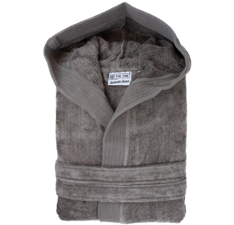 Kapuzen Bademantel Velour Bathrobe