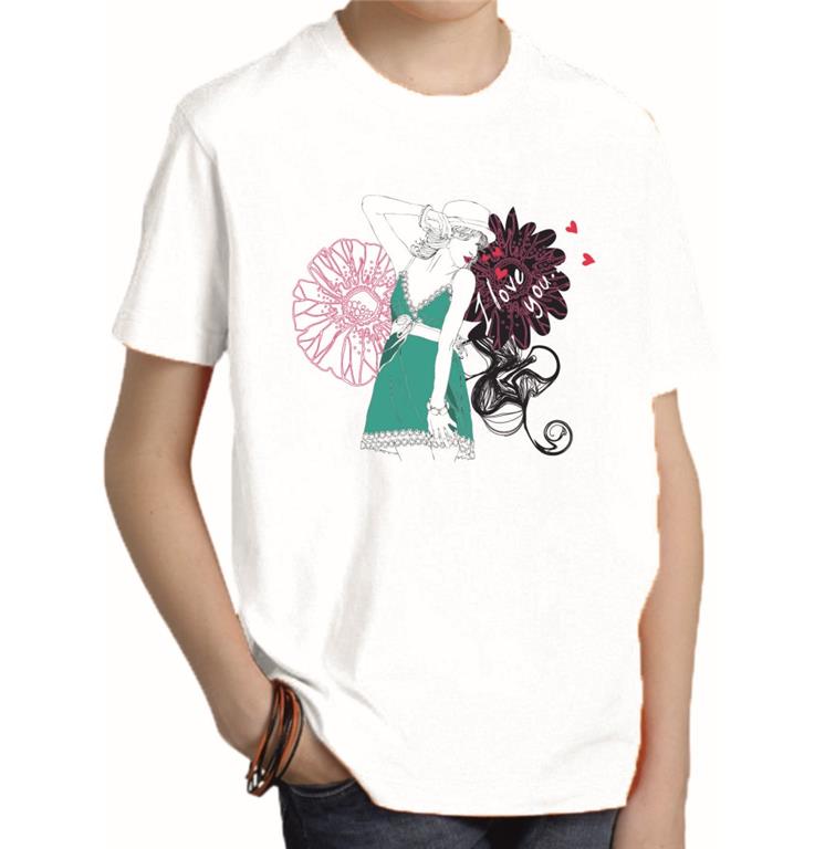 Otroška majica I LOVE YOU GIRL