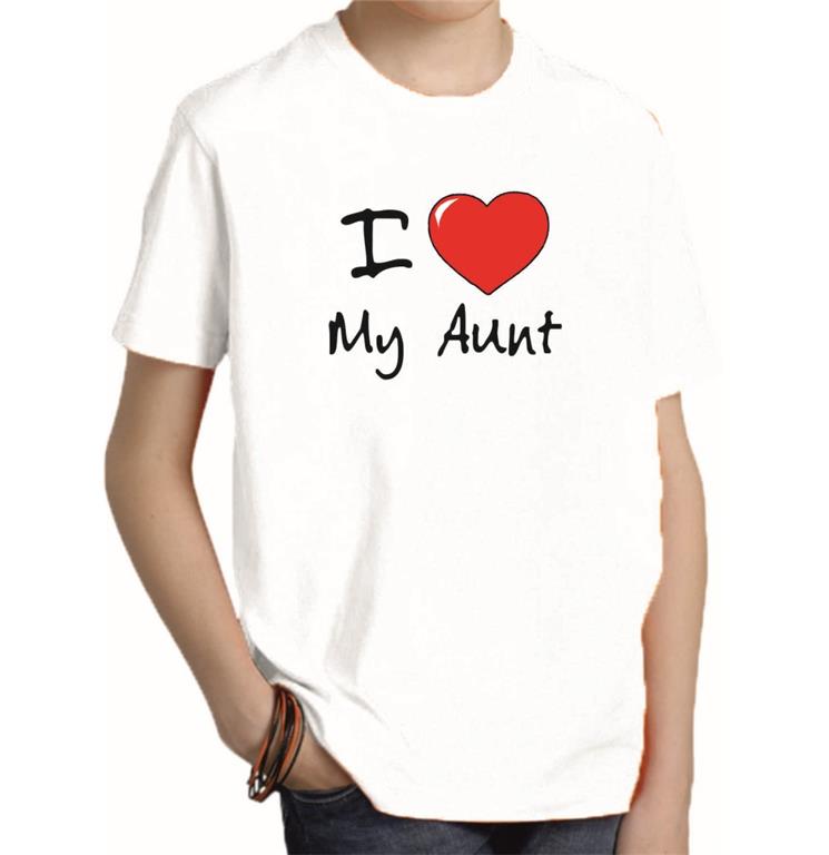 Otroška majica I LOVE MY AUNT