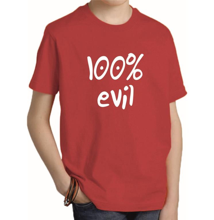 Otroška majica 100% EVIL
