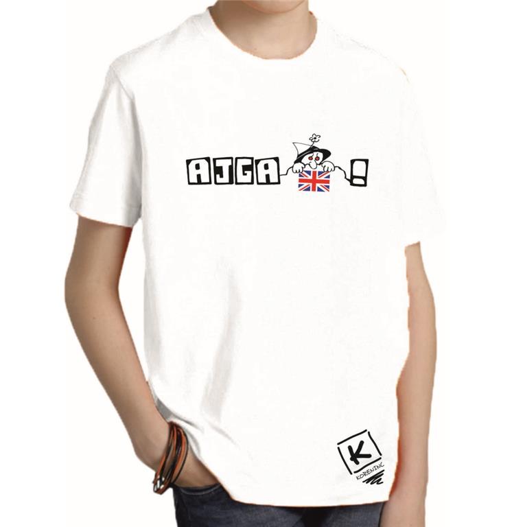 Otroška majica AJGA ANGLEŽA