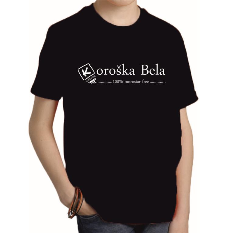 Otroška majica KOROŠKA BELA