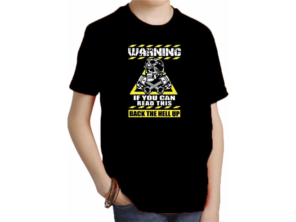 Otroška majica BACK THE HELL UP