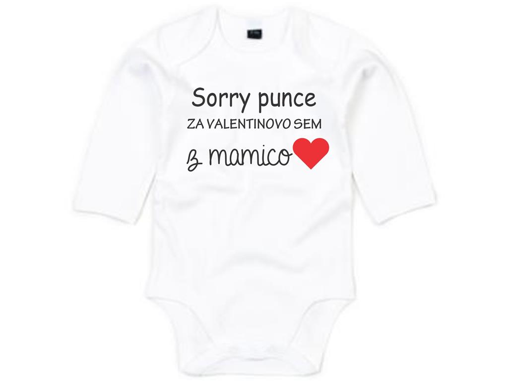 Otroški bodi SORRY PUNCE