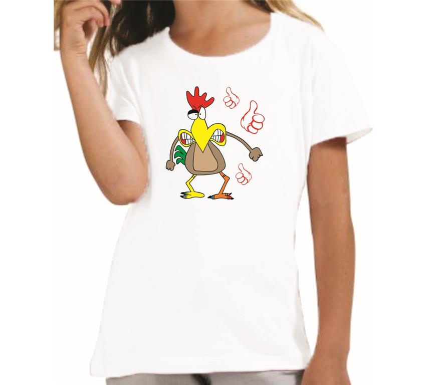 Dekliška majica KOKOŠKA SAMOZAVESTI