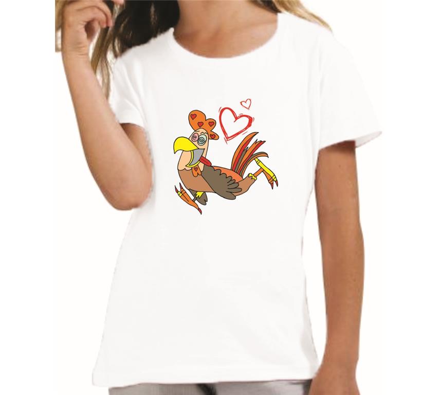 Dekliška majica KOKOŠKA LJUBEZNI