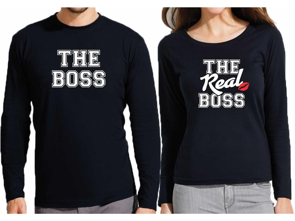 Moška in ženska majica BOSS, REAL BOSS