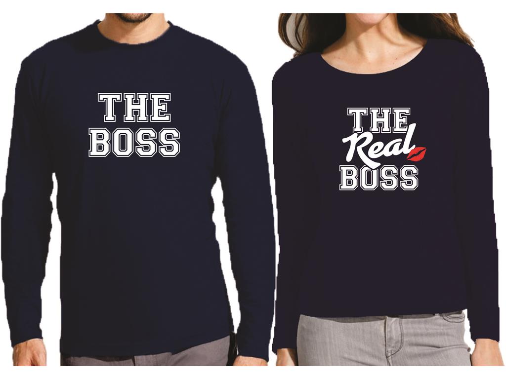 Moška in ženska majica BOSS, REAL BOSS