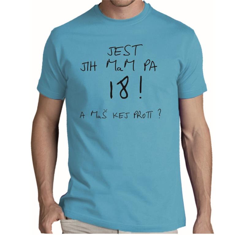Moška majica JST JIH MAM PA 18