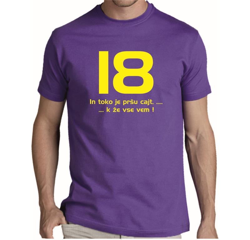 Moška majica 18 VSE VEM