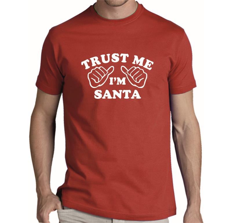 Moška majica TRUST ME I'M SANTA