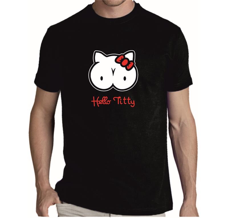 Moška majica HELLO TITTY