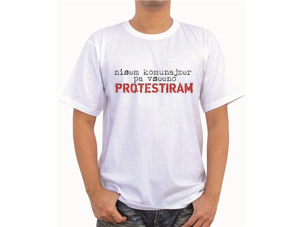 Moška majica PROTESTIRAM