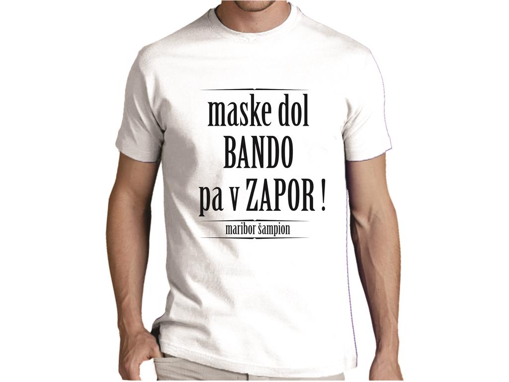Moška majica MASKE DOL