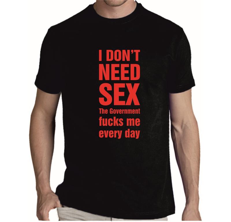 Moška majica I DO NOT NEED SEX